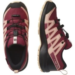 SALOMON XA PRO V8 CSWP J EARTH RED/BLACK/ALMOND CREAM 23 12 SALOMON XA PRO V8 CSWP J EARTH RED/BLACK/ALMOND CREAM 23 -Salomon 9 100409 xa pro v8 cswp j earth red black almond cream l41614400 05