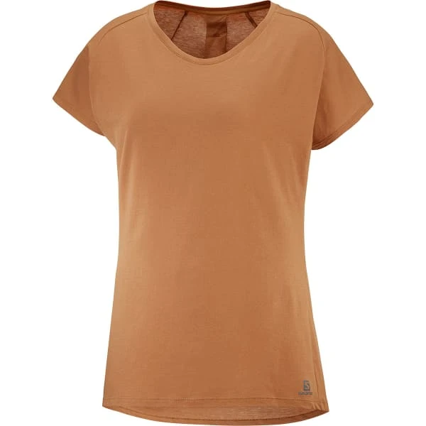 SALOMON ESSENTIAL SHAPED SS TEE W HONEY 22 3 SALOMON ESSENTIAL SHAPED SS TEE W HONEY 22