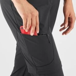 SALOMON WAYFARER ZIP OFF PANTS W BLACK 22 -Salomon 9 100955 wayfarer zip off pants w black lc1701900 04