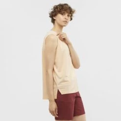 SALOMON OUTLINE SUMMER TANK W APRICOT ICE 22 -Salomon 9 100966 outline summer tank w apricot ice lc1708200 03