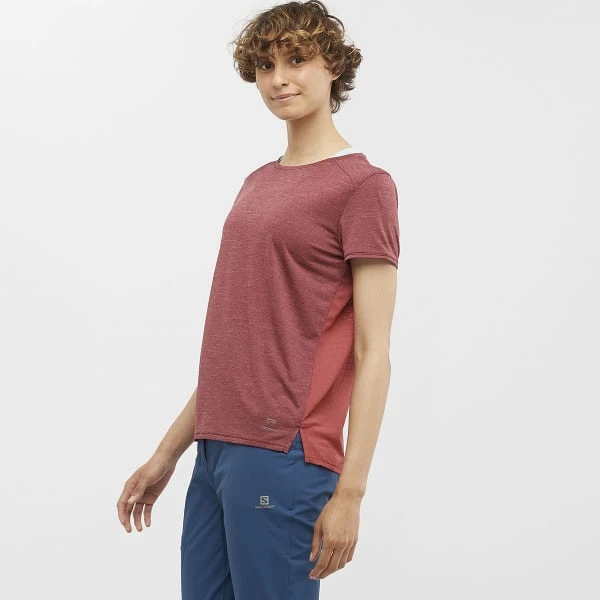 SALOMON OUTLINE SUMMER SS TEE W CABERNET 22 4 SALOMON OUTLINE SUMMER SS TEE W CABERNET 22 - Image 2
