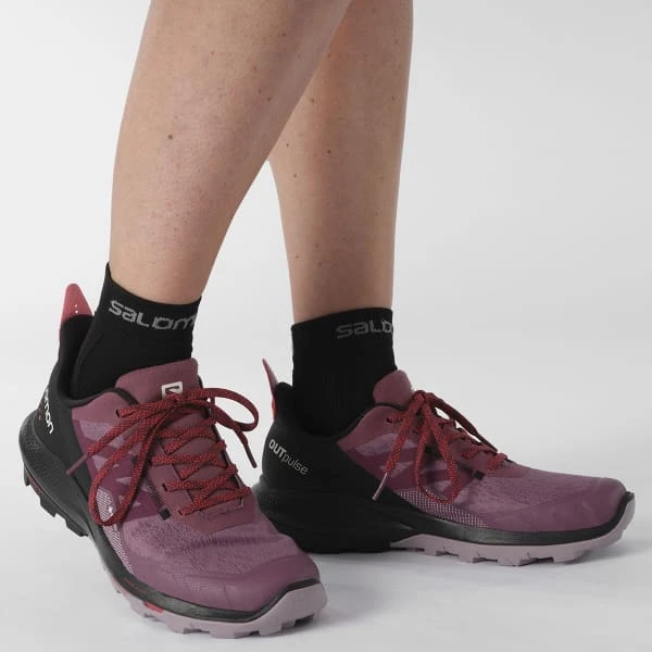 SALOMON OUTPULSE GORE-TEX W TULIPWOOD/BLACK POPPY RED 23 8 SALOMON OUTPULSE GORE-TEX W TULIPWOOD/BLACK POPPY RED 23 - Image 6