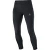 SALOMON PANTS CROSS RUN 25'' TIGHT W BLACK 22 -Salomon 9 102384 pants cross run 25 tight w black lc1707200 01