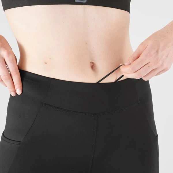 SALOMON PANTS CROSS RUN 25'' TIGHT W BLACK 22 6 SALOMON PANTS CROSS RUN 25'' TIGHT W BLACK 22 - Image 4