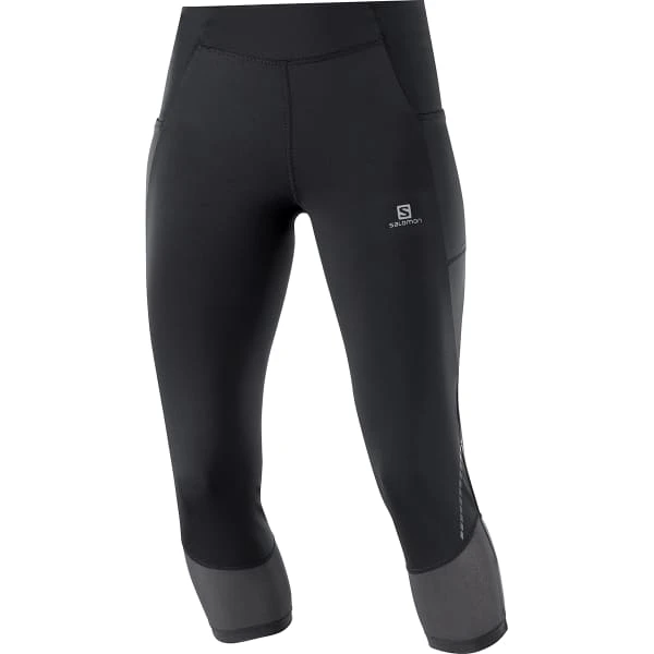 SALOMON PANTS CROSS RUN 21'' TIGHT W BLACK 22 3 SALOMON PANTS CROSS RUN 21'' TIGHT W BLACK 22