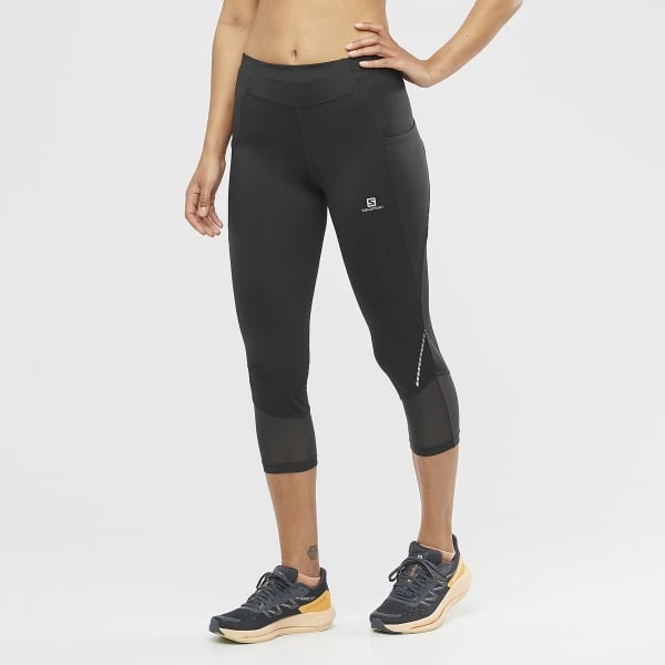 SALOMON PANTS CROSS RUN 21'' TIGHT W BLACK 22 4 SALOMON PANTS CROSS RUN 21'' TIGHT W BLACK 22 - Image 2