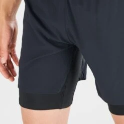 SALOMON CROSS TWINSKIN SHORTS M BLACK 22 -Salomon 9 102445 cross twinskin shorts m black lc1740400 03