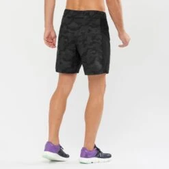 SALOMON AGILE 2IN1 SHORT M BLACK/AO 22 -Salomon 9 102507 agile 2in1 short m black ao lc1653900 03