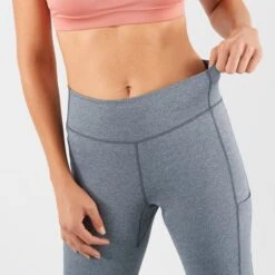 SALOMON OUTLINE TIGHT W EBONY/HEATHER 22 -Salomon 9 102558 outline tight w ebony heather lc1539100 03