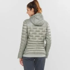 SALOMON OUTLINE DOWN HOODIE W WROUGHT IRON 22 -Salomon 9 102624 outline down hoodie w wrought iron lc1578700 04