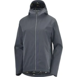 SALOMON COMET 2L WATERPROOF JKT EBONY/AO 22