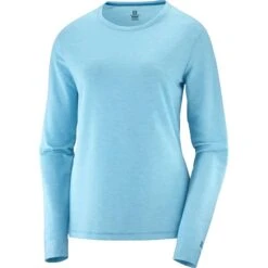 SALOMON ESSENTIAL LS TEE W BARRIER REEF 22