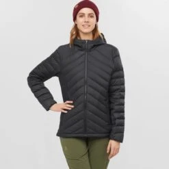 SALOMON TRANSITION DOWN HOODIE W BLACK 22 -Salomon 9 102629 transition down hoodie w black lc1603600 04