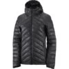 SALOMON TRANSITION DOWN HOODIE W BLACK/HE 22 -Salomon 9 102630 transition down hoodie w black he lc1603700 01