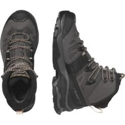 SALOMON QUEST 4 GORE-TEX W MGNT/BLACK/SUN KISS 23 -Salomon 9 109126 quest 4 gore tex w mgnt black sun kiss l47000200 06