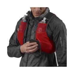 SALOMON ACTIVE SKIN 4 SET FIERY RED/EBONY 23 12 SALOMON ACTIVE SKIN 4 SET FIERY RED/EBONY 23 -Salomon 9 109865 lc1909200 05