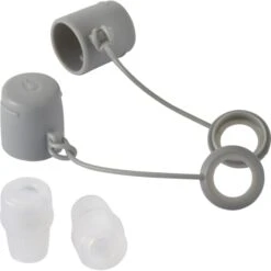 SALOMON SOFT VALVE COVER CLEAR/ALLOY 23