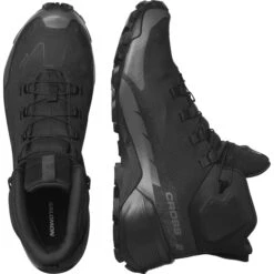 SALOMON CROSS HIKE MID GORE-TEX 2 BLACK/BLACK 23 -Salomon 9 111667 cross hike mid gtx 2 black black l41735800 05