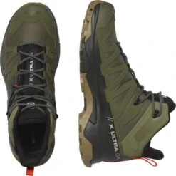 SALOMON X ULTRA 4 MID GORE-TEX DEEP LICHEN GREEN 23 -Salomon 9 111672 x ultra 4 mid gtx deep lichen green l41739800 05