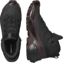 SALOMON CROSS HIKE MID GORE-TEX 2 W BLACK/CHOCOLATE 23 -Salomon 9 111676 cross hike mid gtx 2 w black chocolate l41731000 05