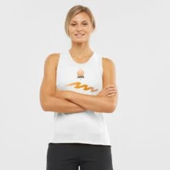 SALOMON SENSE AERO TANK W AUTUMN BLAZE 22 -Salomon 9 115947 sense aero tank w autumn blaze lc1741700 04