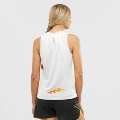 SALOMON SENSE AERO TANK W AUTUMN BLAZE 22 -Salomon 9 115947 sense aero tank w autumn blaze lc1741700 05