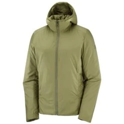 SALOMON OUTRACK INSULATED HOODIE W MARTINI OLIVE 22