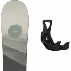 SALOMON BELLEVUE + BURTON STEP ON W BLACK