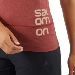 SALOMON CROSS RUN GRAPHIC TEE W CABERNE 22 9 SALOMON CROSS RUN GRAPHIC TEE W CABERNE 22 -Salomon 9 121212 lc1790900 04