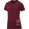 SALOMON CROSS RUN GRAPHIC TEE W CABERNE 22 -Salomon 9 121212 cross run graphic tee w caberne lc1790900 01