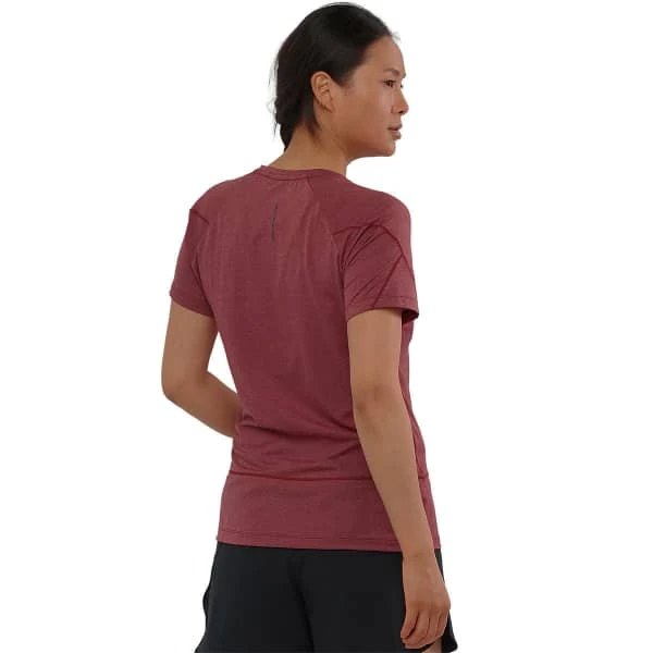 SALOMON CROSS RUN GRAPHIC TEE W CABERNE 22 5 SALOMON CROSS RUN GRAPHIC TEE W CABERNE 22 - Image 3