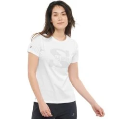 SALOMON OUTLIFE BIG LOGO TEE W WHITE 22 -Salomon 9 121213 lc1813200 02