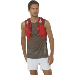 SALOMON SENSE PRO 2 FIERY RED/CABERN 23 -Salomon 9 121454 sense pro 2 with flasks fiery red cabern lc2010800 04