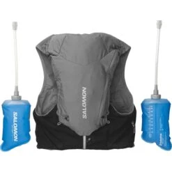 SALOMON ADV SKIN 12W QUIET SHADE/BLA 23 -Salomon 9 121457 adv skin 12w with flasks quiet shade bla lc2077300 03
