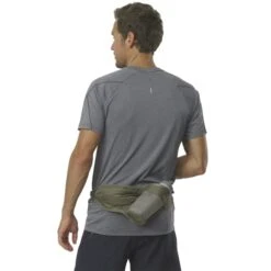 SALOMON ACTIVE BELT DUSKY GREEN/EBON 23 9 SALOMON ACTIVE BELT DUSKY GREEN/EBON 23 -Salomon 9 121469 active belt with bottle dusky green ebon lc2013200 04