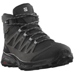 SALOMON X WARD LEATHER MID GORE-TEX PHANTM/BLACK 23 -Salomon 9 126195 l47181700 03