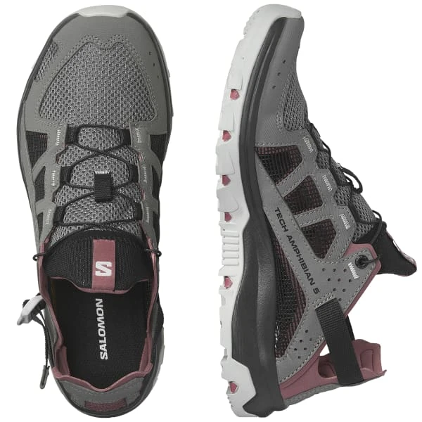 SALOMON TECHAMPHIBIAN 5 W PEWTER/BLACK/WIL 23 6 SALOMON TECHAMPHIBIAN 5 W PEWTER/BLACK/WIL 23 - Image 4