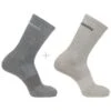 SALOMON EVASION CREW 2-PACK LIGHT GREY/HEATHER MEDIUM 23 -Salomon 9 129336 lc2087400 01