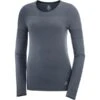 SALOMON ELEVATE MOVE'ON LS TEE W EBONY 20 -Salomon 9 74399 elevate move on ls tee w ebony lc1352300 01