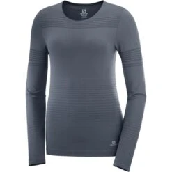 SALOMON ELEVATE MOVE'ON LS TEE W EBONY 20