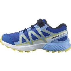 SALOMON SPEEDCROSS BUNGEE K TURKISH SEA/LITTLE BOY BLUE/LEMON Z 21 -Salomon 9 83485 speedcross bungee k turkish sea little boy blue lemon z l41289100 03