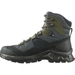 SALOMON QUEST ELEMENT GORE-TEX BLACK/DEEP LICHEN GREEN/OLIVE NIGHT 23 -Salomon 9 90211 quest element gore tex black deep lichen green olive night l41457100 03
