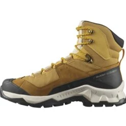 SALOMON QUEST ELEMENT GORE-TEX CUMIN/BLEACHED SAND/SAFFRON 22 -Salomon 9 90229 quest element gore tex cumin bleached sand saffron l41457300 03