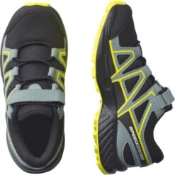 SALOMON SPEEDCROSS BUNGEE K BLACK/BLACK/EVENING PRIMROSE 22 -Salomon 9 90609 speedcross bungee kids black black evening primrose l41449400 05