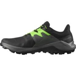 SALOMON WILDCROSS 2 BLACK/QUIET SHADE/GREEN GECKO 22 -Salomon 9 90656 wildcross 2 black quiet shade green gecko l41453600 03