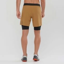 SALOMON EXO MOTION TW SHORT M CUMIN/BLACK 22 -Salomon 9 91559 exo motion tw short m cumin black lc1612600 03