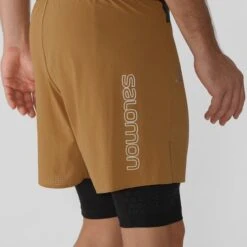 SALOMON EXO MOTION TW SHORT M CUMIN/BLACK 22 -Salomon 9 91559 exo motion tw short m cumin black lc1612600 05