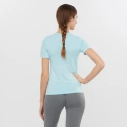 SALOMON ELEVATE MOVE ON TEE W CRYSTL BL 22 -Salomon 9 91714 t shirt elevate move on tee w crystl bl lc1619000 04