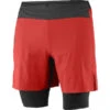 SALOMON EXO MOTION TW SHORT M GOJI BERRY/BLACK 22 1 SALOMON EXO MOTION TW SHORT M GOJI BERRY/BLACK 22 -Salomon 9 91716 exo motion tw short m goji berry black lc1612700 01
