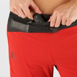 SALOMON EXO MOTION TW SHORT M GOJI BERRY/BLACK 22 -Salomon 9 91716 exo motion tw short m goji berry black lc1612700 05